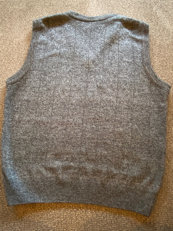 Secondhand Pullunder Pulli Gr.XL grau meliert