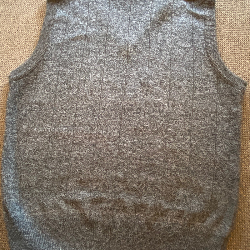 Secondhand Pullunder Pulli Gr.XL grau meliert