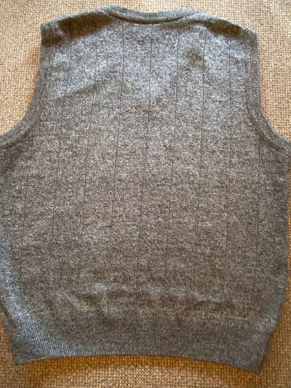 Secondhand Pullunder Pulli Gr.XL grau meliert