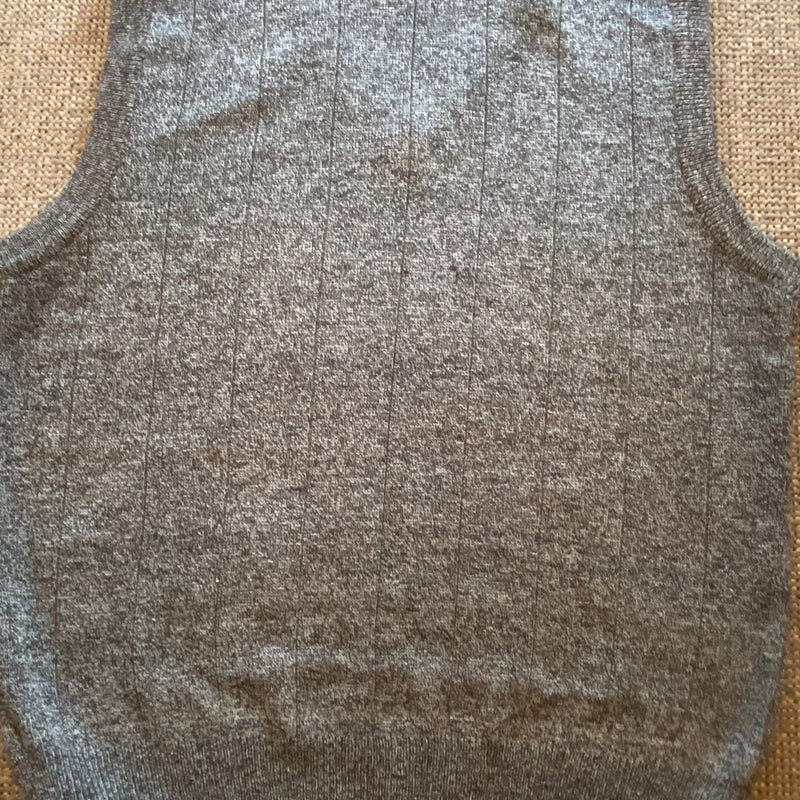 Secondhand Pullunder Pulli Gr.XL grau meliert