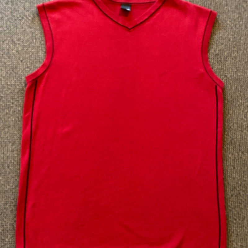 Roter Vintage Pullunder Gr. XL