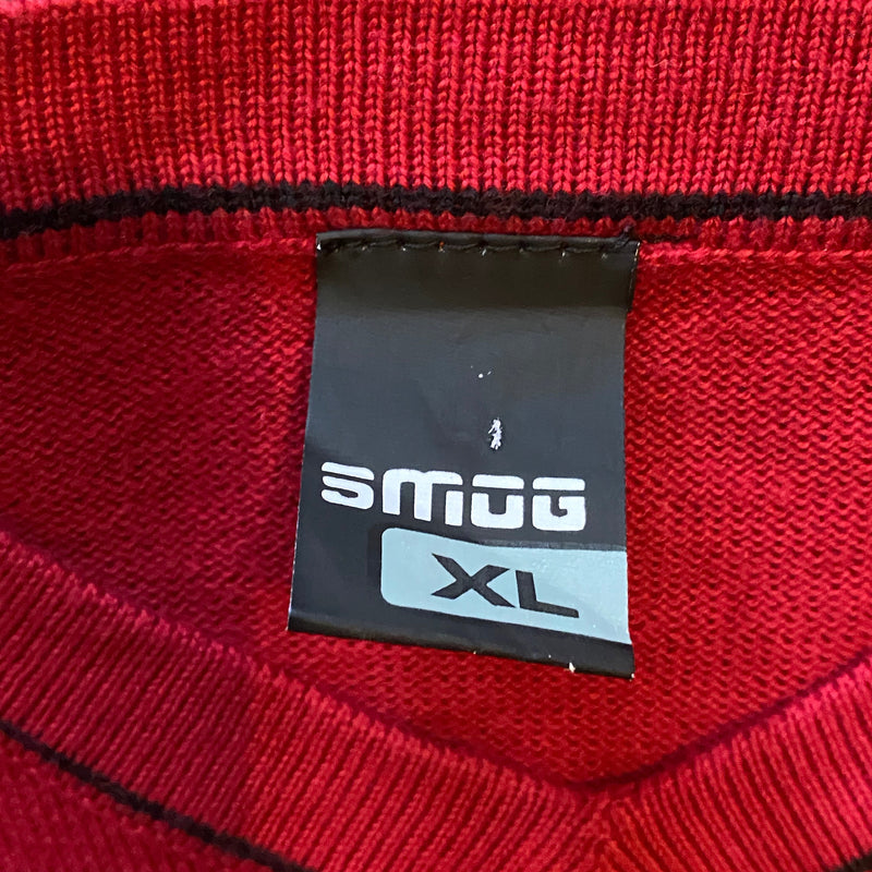 Roter Vintage Pullunder Gr. XL