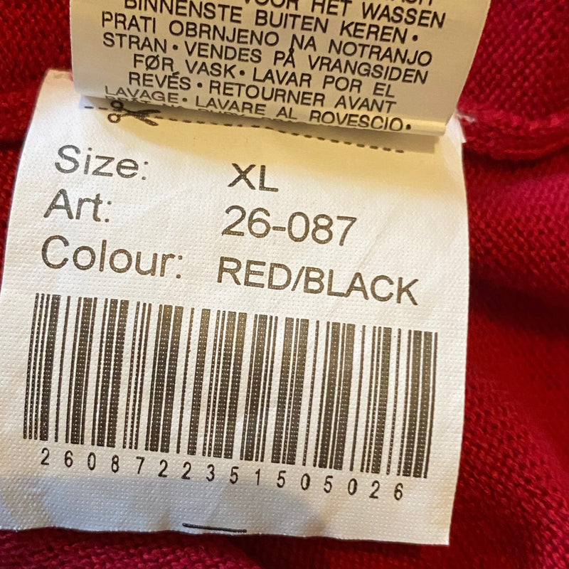 Roter Vintage Pullunder Gr. XL