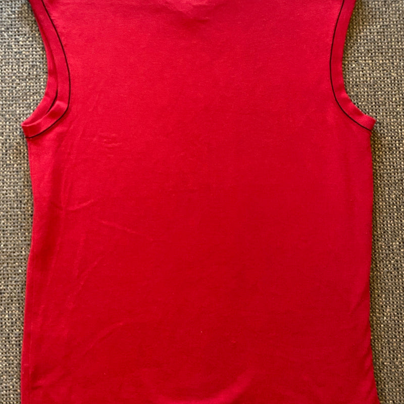 Roter Vintage Pullunder Gr. XL