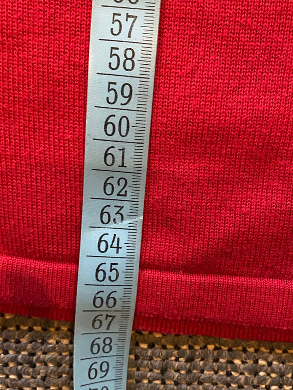 Roter Vintage Pullunder Gr. XL