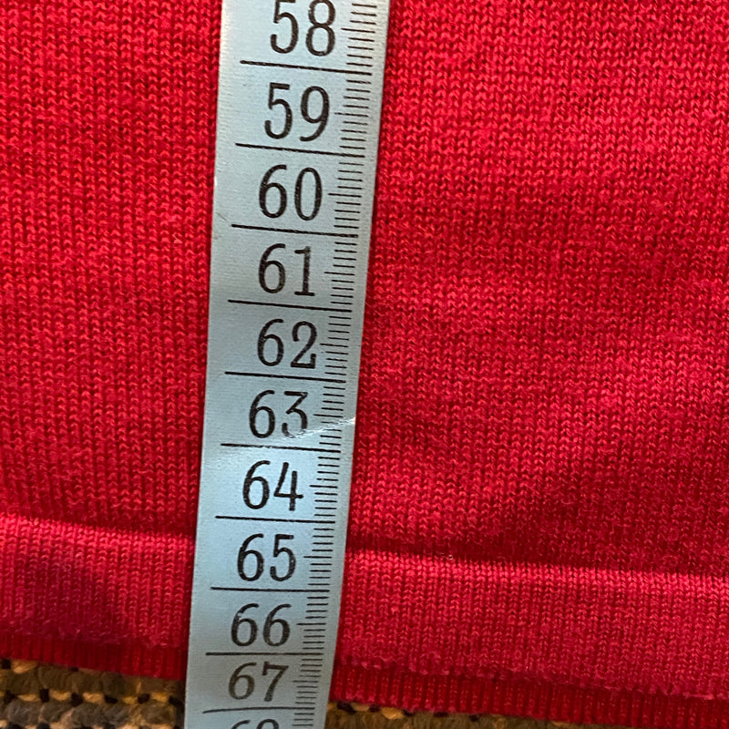 Roter Vintage Pullunder Gr. XL