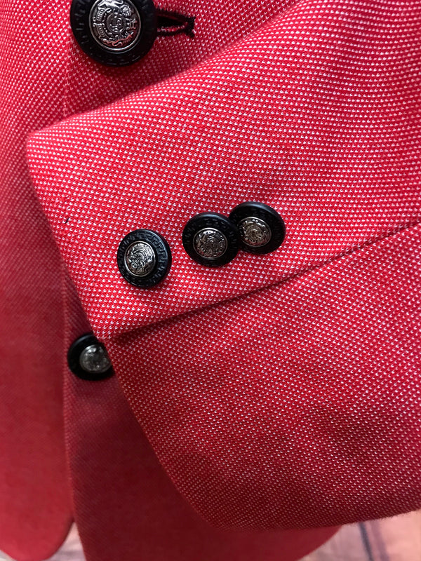 Rotes Sakko „Daniel Rozzi“ – ca. Gr. 48