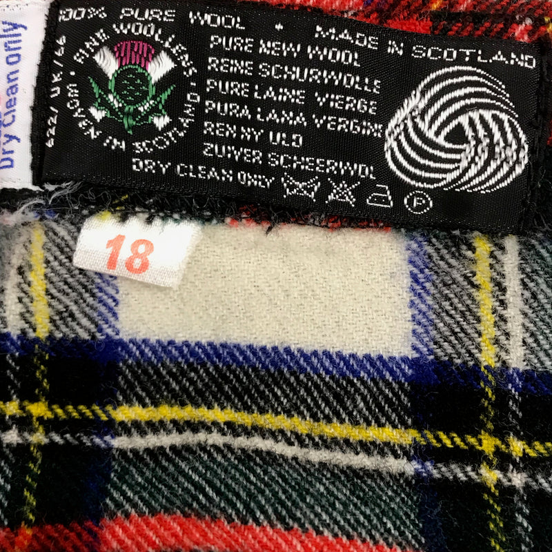 Kilt, Schottenrock vintage Bundweite ca. 86 cm, Gr.M
