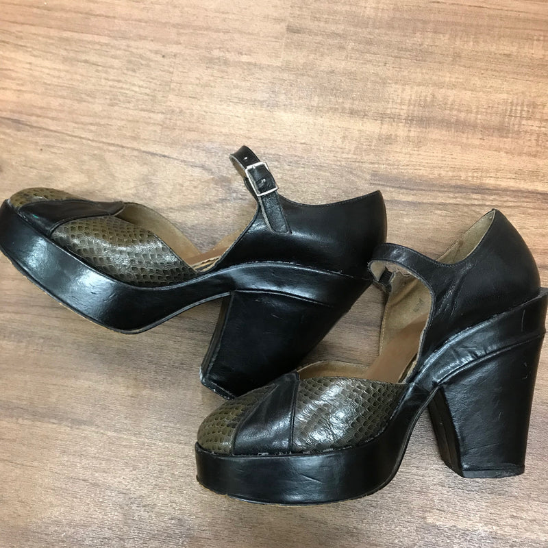 70er Schuhe original