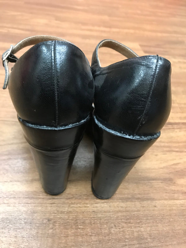 Vintage 70er Jahre Damen Plateauschuhe Gr.38