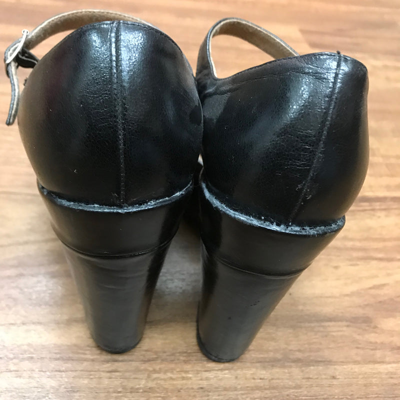Vintage 70er Jahre Damen Plateauschuhe Gr.38