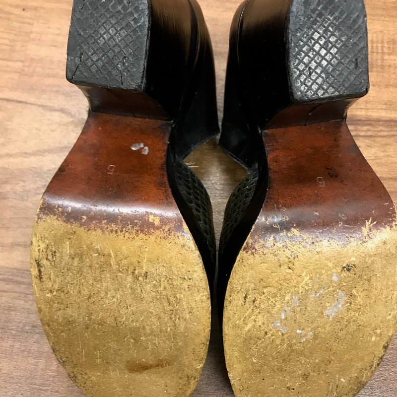 Vintage 70er Jahre Damen Plateauschuhe Gr.38