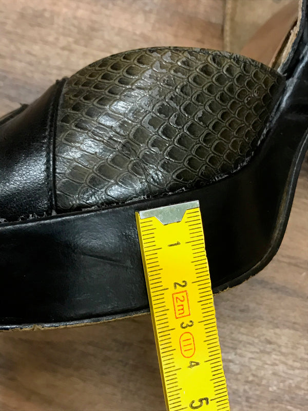 Vintage 70er Jahre Damen Plateauschuhe Gr.38