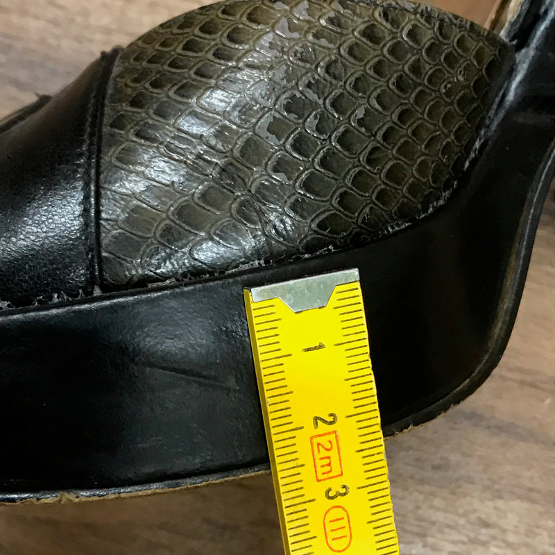Vintage 70er Jahre Damen Plateauschuhe Gr.38
