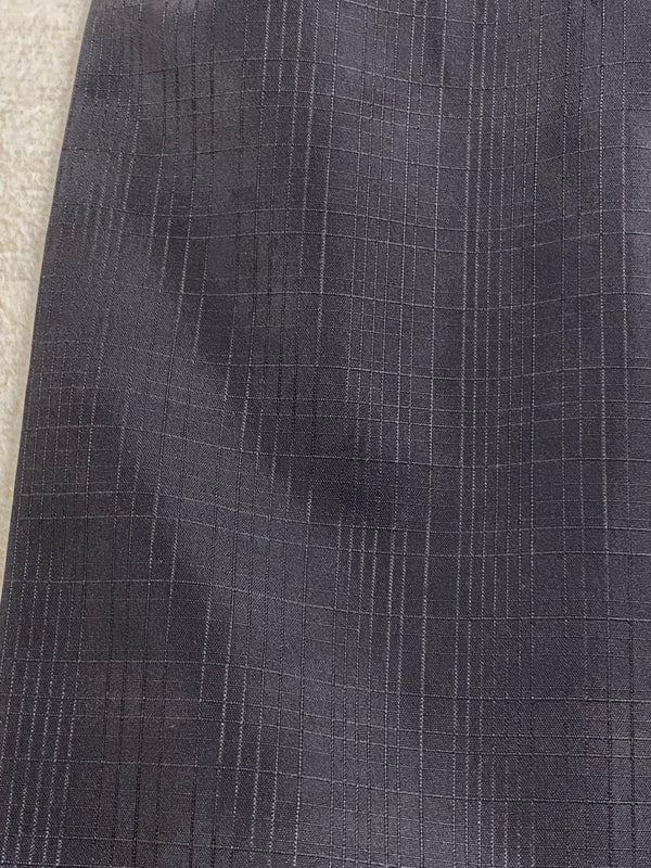 Dunkelgraue, fast schwarze Schalkrawatte, Vintage