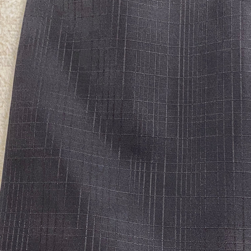 Dunkelgraue, fast schwarze Schalkrawatte, Vintage