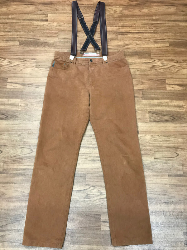 Komplettes Steampunk Kostüm Herren XL – Lederweste, Hose, Gamaschen & Accessoires