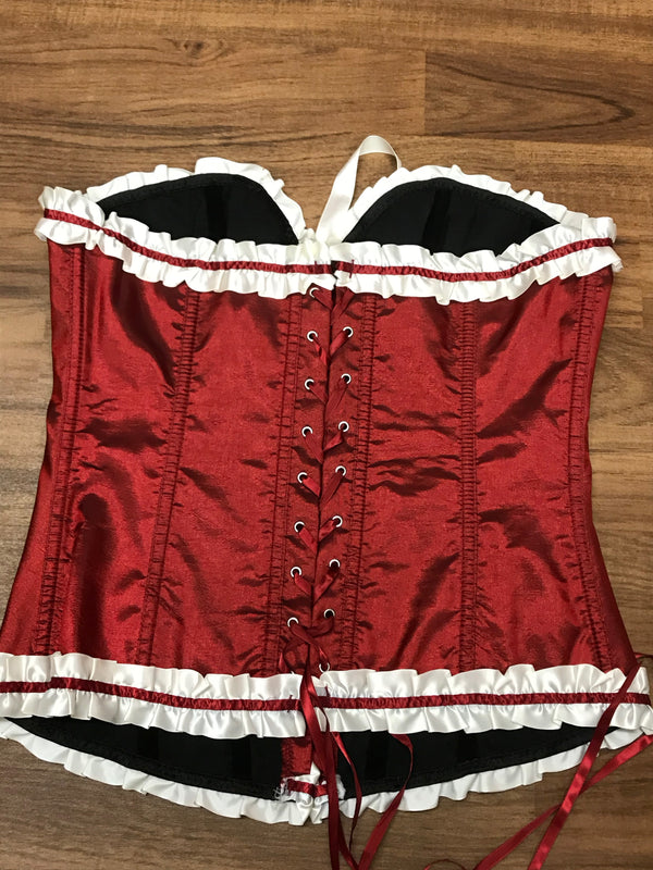 Déguisement steampunk de haute qualité pour femme avec bloomer et mini haut-de-forme taille 38 unique