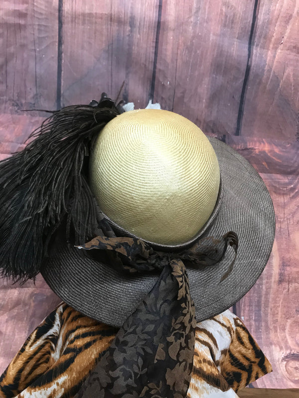 Steampunk Damenhut Ascot, hochwertig, Unikat