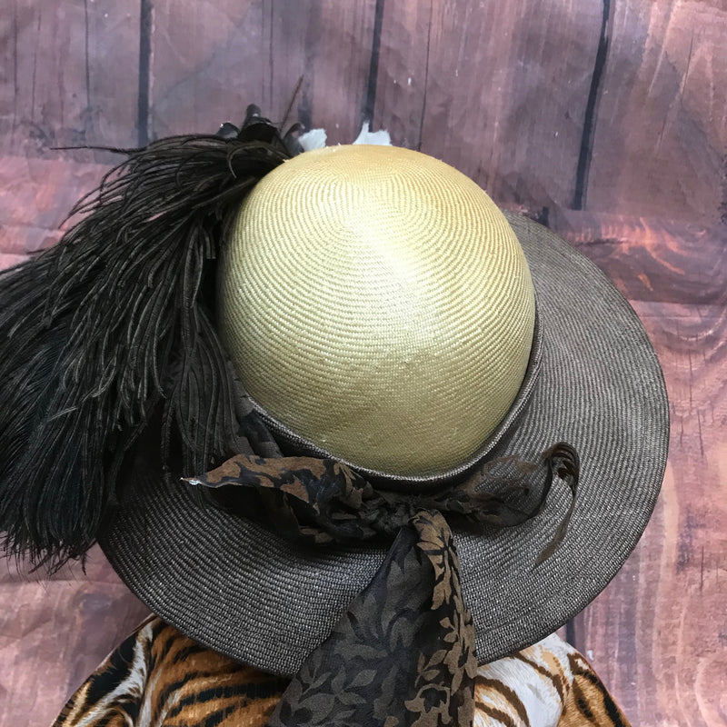 Steampunk Damenhut Ascot, hochwertig, Unikat