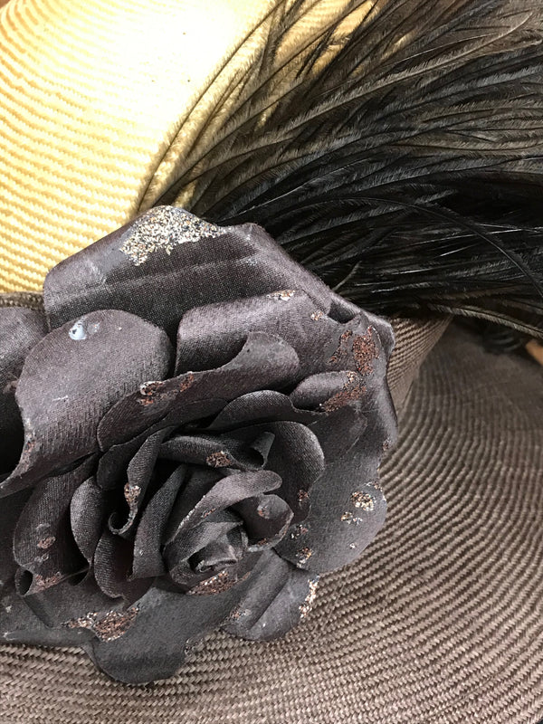 Steampunk Damenhut Ascot, hochwertig, Unikat