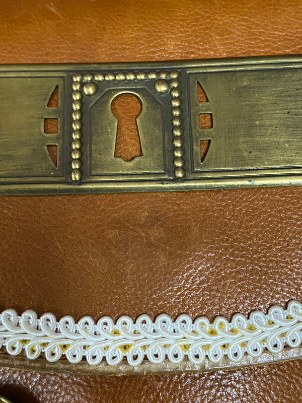 Steampunk-Vintage Handtasche Echtleder