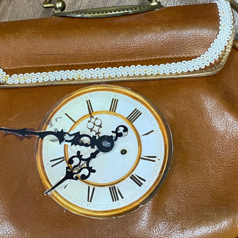 Steampunk-Vintage Handtasche Echtleder