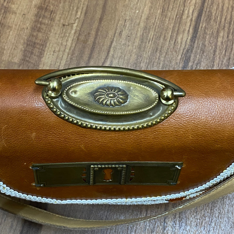 Steampunk-Vintage Handtasche Echtleder