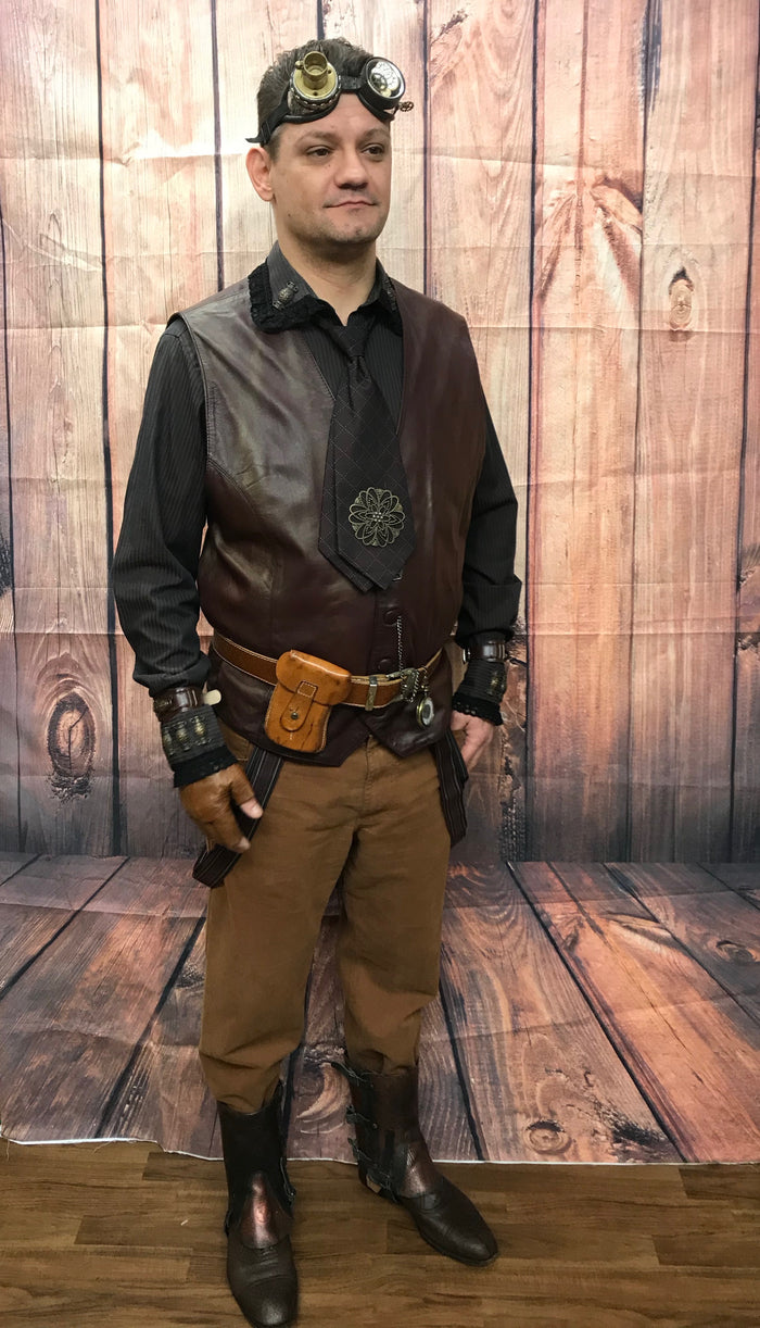 SHochwertiges Steampunk-Kostüm für Herren Gr.XL Unikat