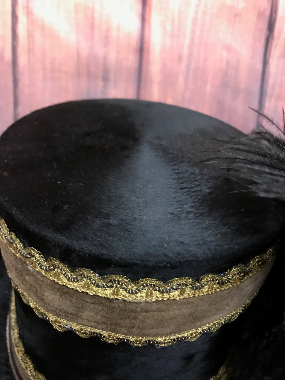 Chapeau cylindrique steampunk de haute qualité taille 57 unique