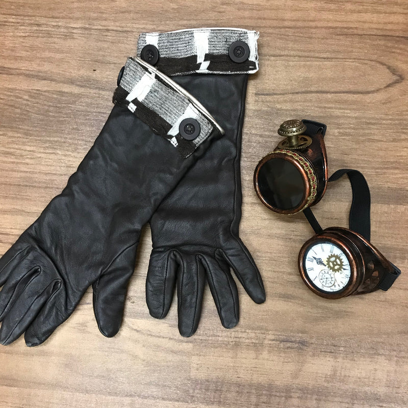 Steampunk-Damenkostüm (Gr. 42) – handgemachtes Unikat