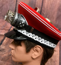 Steampunk Schirmmütze für Uniform, Gr.57