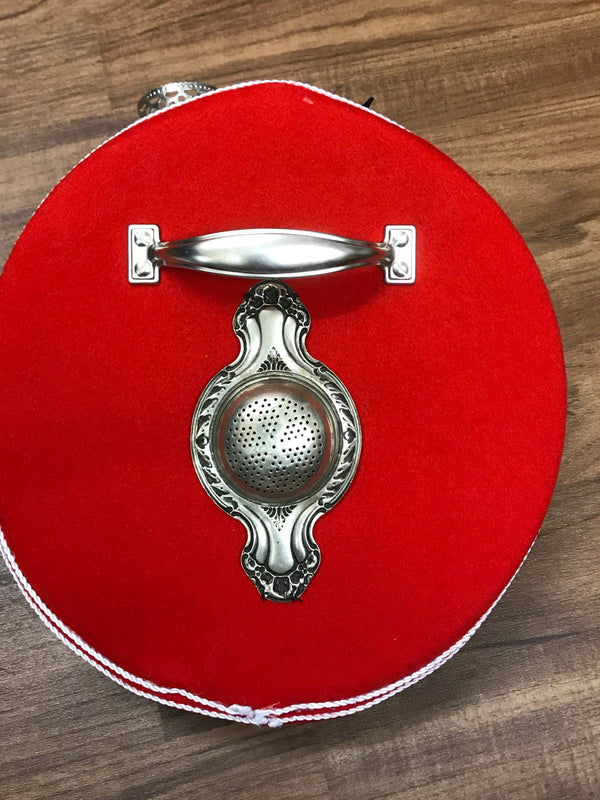 Rote Steampunk Schirmmütze für Uniform, Gr.57