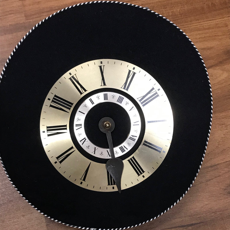 Schwarze Steampunk Uniformmütze Gr.57, Vintage