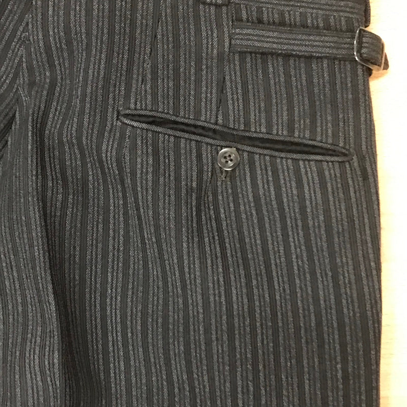 Antike Stresemann Herren-Hose aus Schurwolle Bundweite 89 cm Gr.50