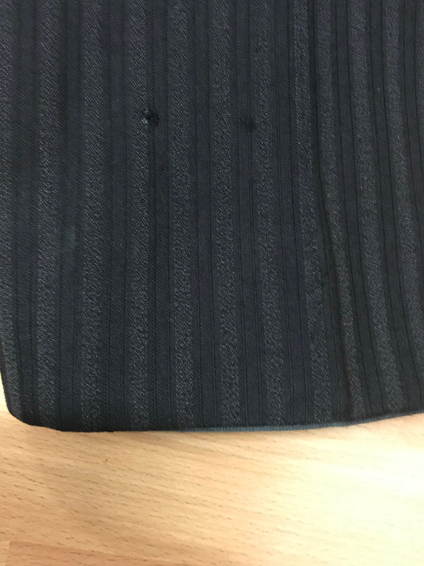 Vintage Stresemannhose Schwarz Gestreift – Größe 52, Bundweite 96 cm (Sale)