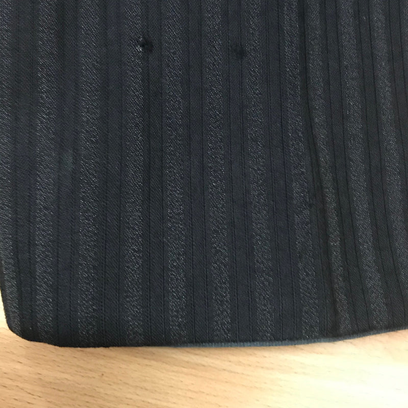 Vintage Stresemannhose Schwarz Gestreift – Größe 52, Bundweite 96 cm (Sale)