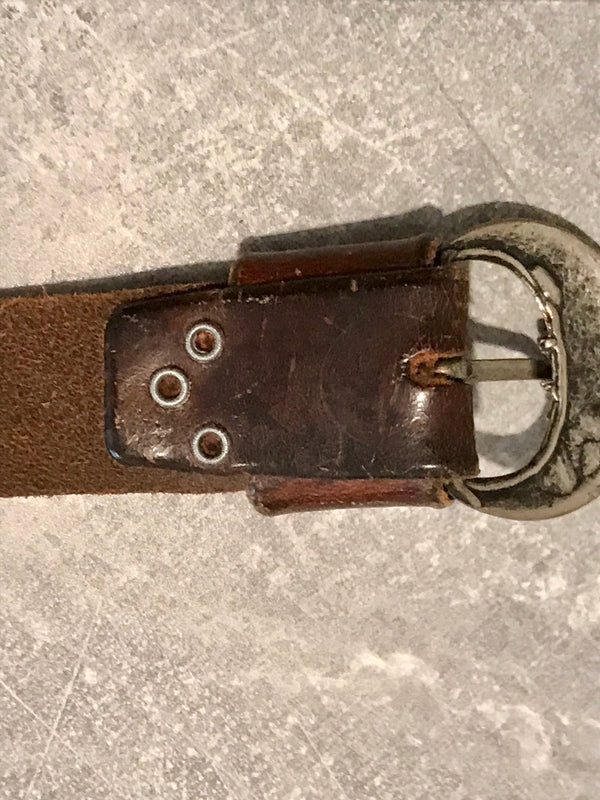 Brauner Trachtengürtel Damen Landhausstil