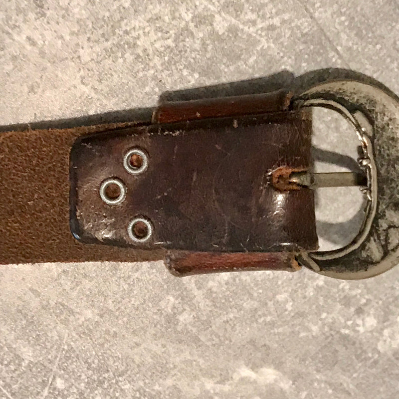 Brauner Trachtengürtel Damen Landhausstil