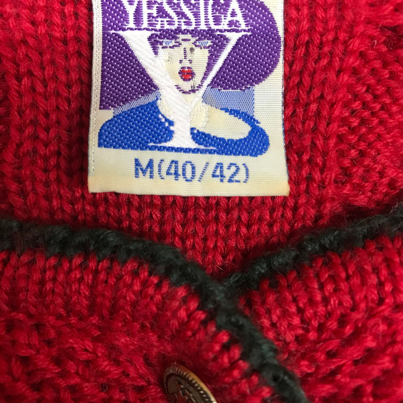 Trachten Strickjacke Damen Größe 40 – C&A, rot