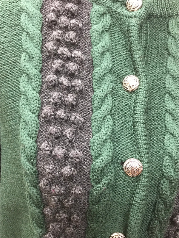 Trachten Strickjacke Damen Größe 46 – Astrifa, grün