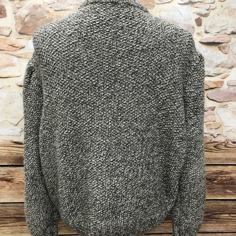 Trachten Strickjacke Damen Größe 46 – braun/beige, mit Zierträgern