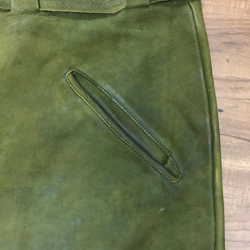 Kniebund Trachten Lederhose speckig, Gr.56