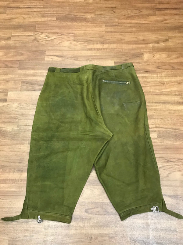 Kniebund Trachten Lederhose speckig, Gr.56