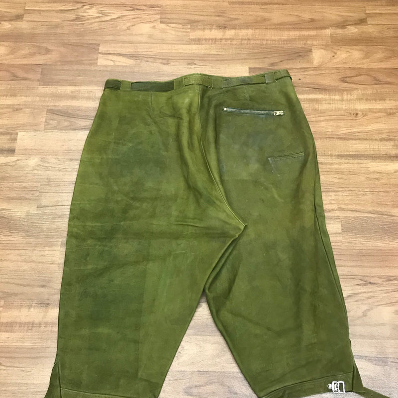 Kniebund Trachten Lederhose speckig, Gr.56