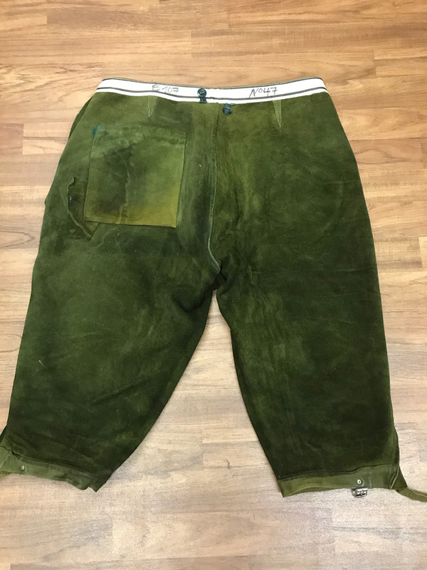Kniebund Trachten Lederhose speckig, Gr.56