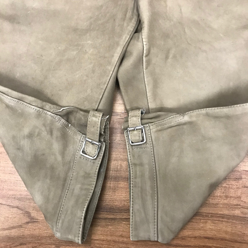 Beige Kniebundlederhose – Herren | Größe 48 | Bundweite 44 cm | Vintage aus Deutschland