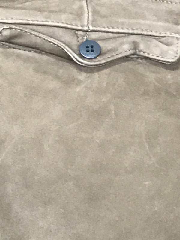 Beige Kniebundlederhose – Herren | Größe 48 | Bundweite 44 cm | Vintage aus Deutschland