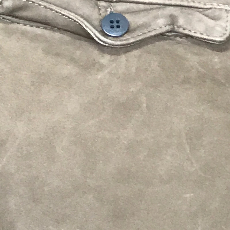 Beige Kniebundlederhose – Herren | Größe 48 | Bundweite 44 cm | Vintage aus Deutschland
