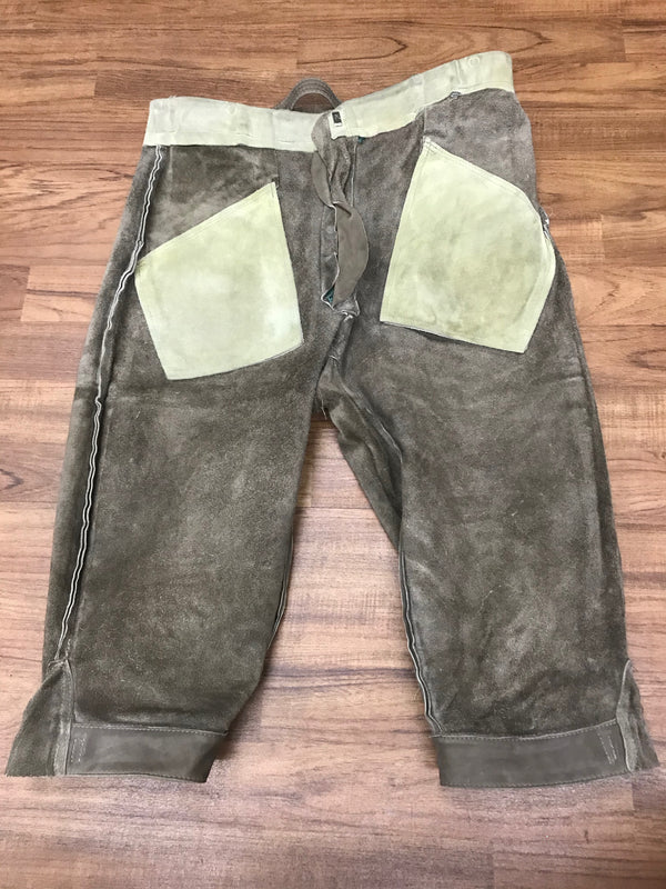 Beige Kniebundlederhose – Herren | Größe 48 | Bundweite 44 cm | Vintage aus Deutschland
